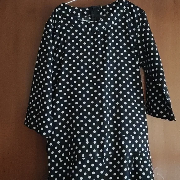 Polka dot full sleeve jumpsuit - Picture 3 of 5